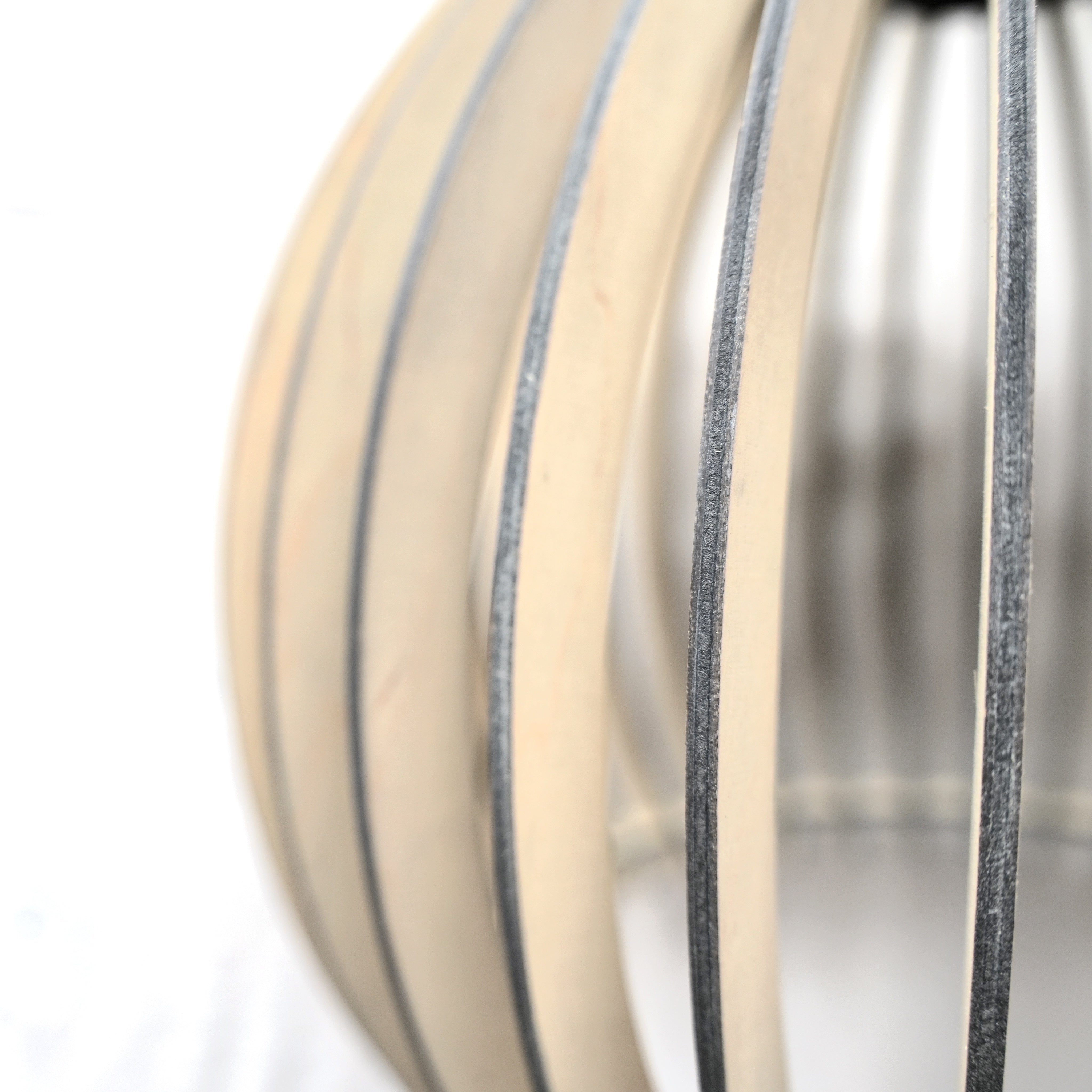 Designer Holzlampe Rund