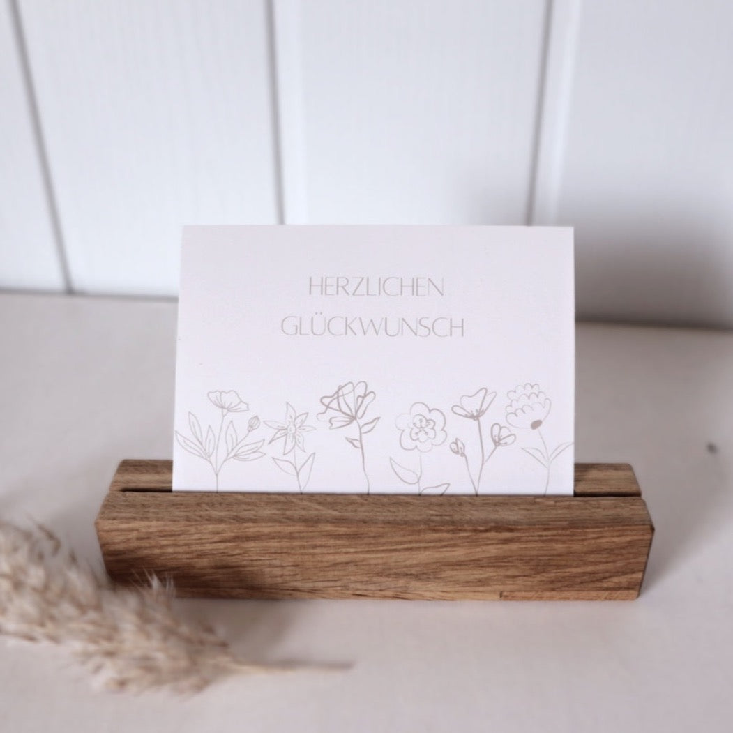 Postkarte “herzlichen Glückwunsch“