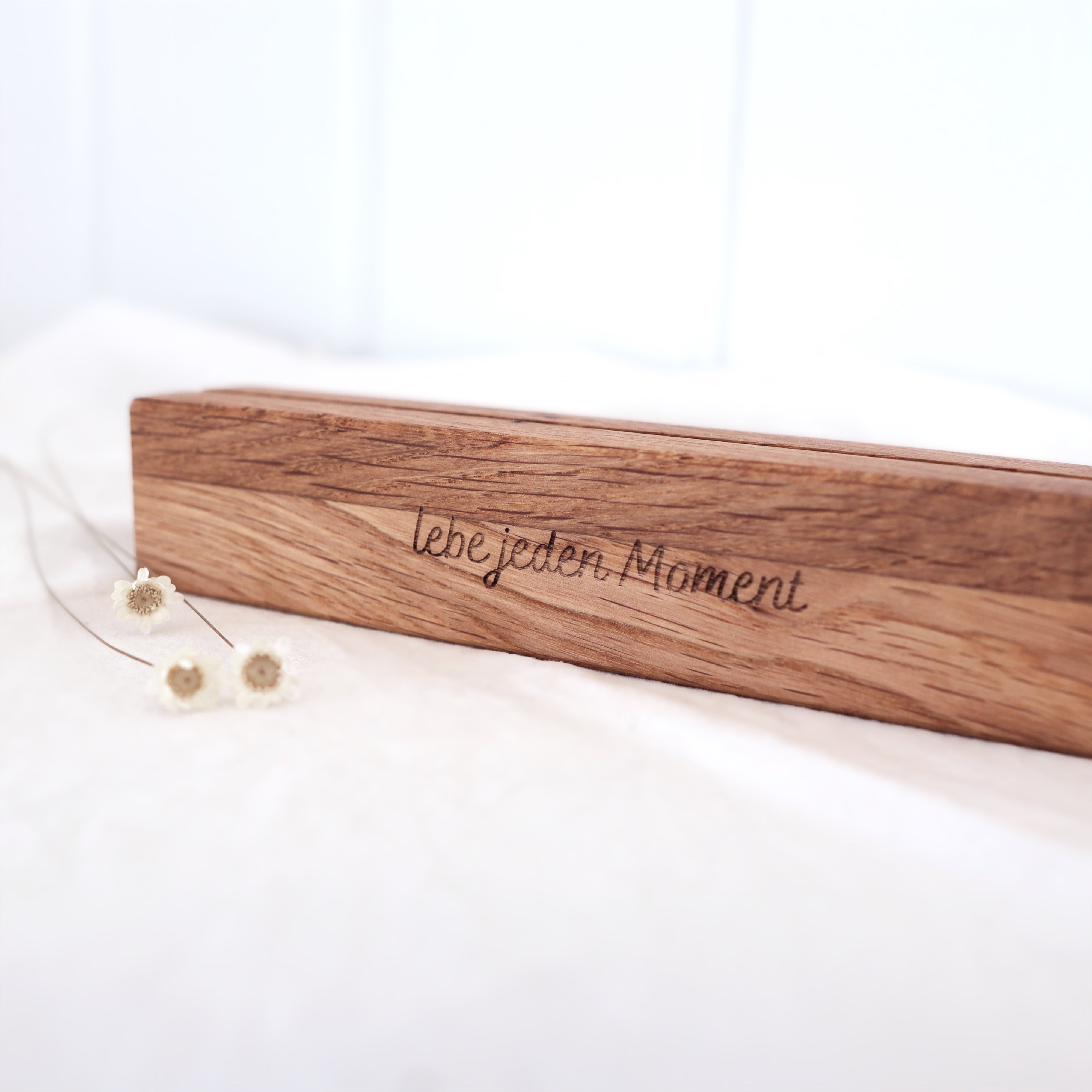 Kartenhalter “lebe jeden Moment”